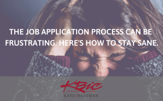 Job Application Process: Stay Sane | KBIC Healthcare Finance Recruiting